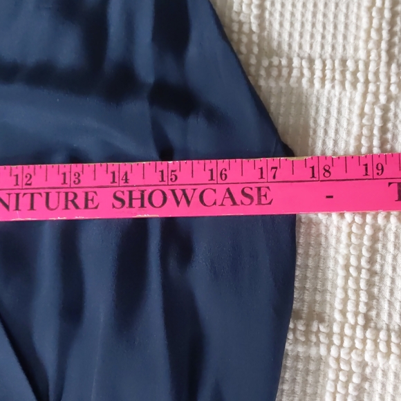 Greylin Sera 100% Silk Dress in Indigo - Picture 11 of 16